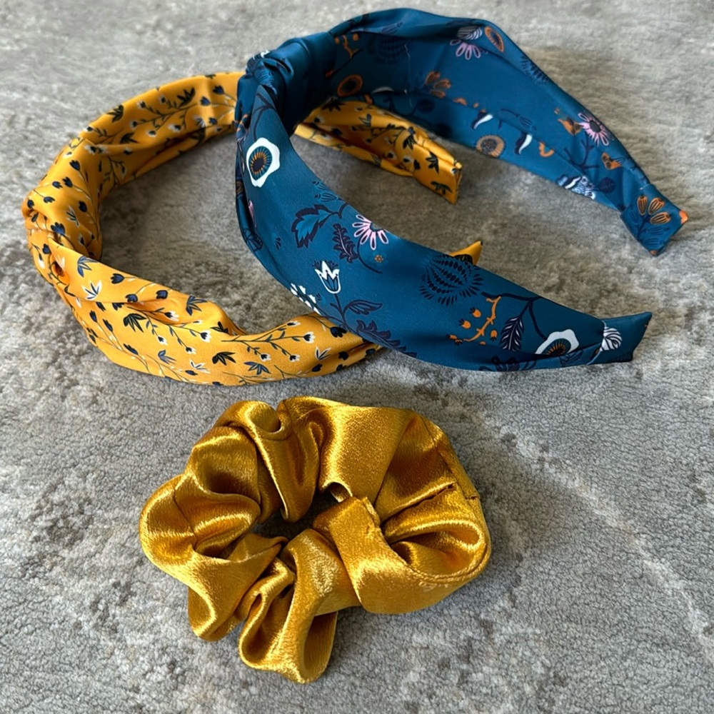 Set of Two Headbands and Scrunchies- NWOT